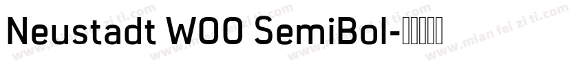 Neustadt W00 SemiBol字体转换